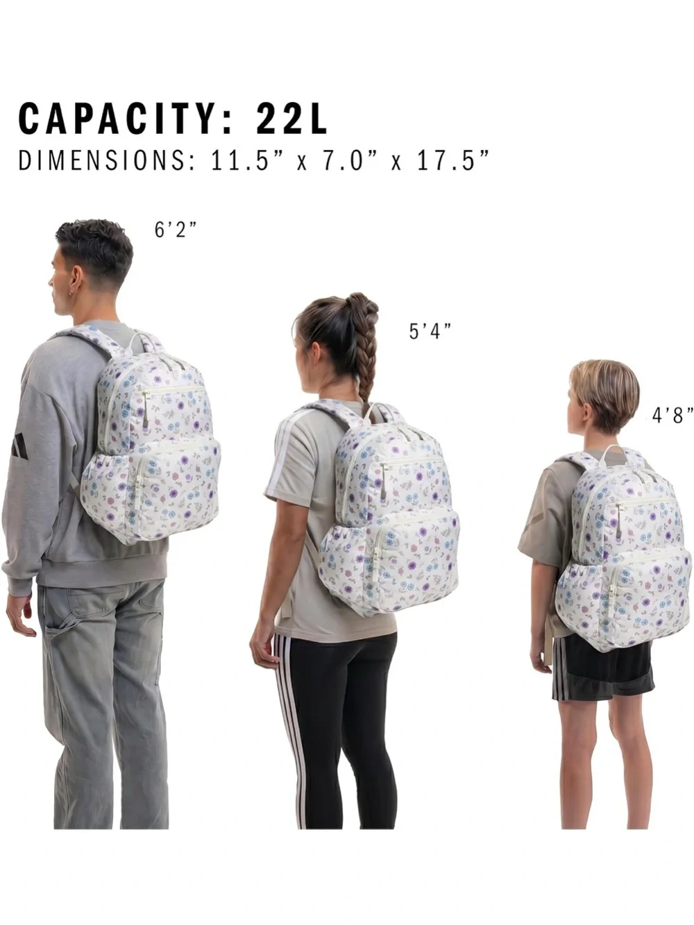 adidas Lineage Backpack for Laptop, School and Travel, 22L